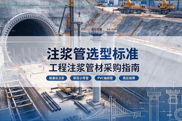 诸暨注浆管选型标准