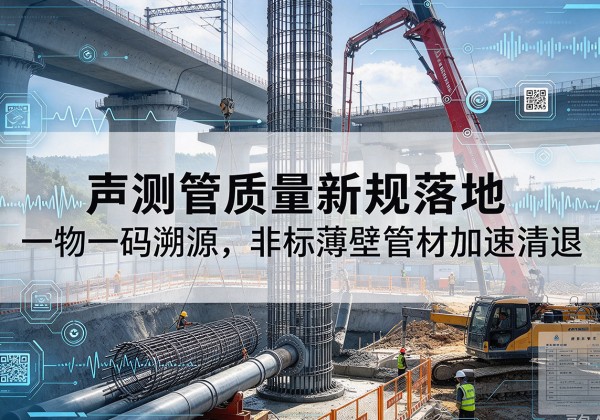 诸暨声测管质量新规落地，一物一码溯源，非标薄壁管材加速清退