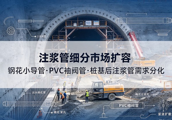 诸暨注浆管细分市场扩容，隧道钢花小导管、PVC 袖阀管、桩基后注浆管需求分化